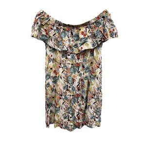 She + Sky Floral Off The Shoulder Floral Mini Small